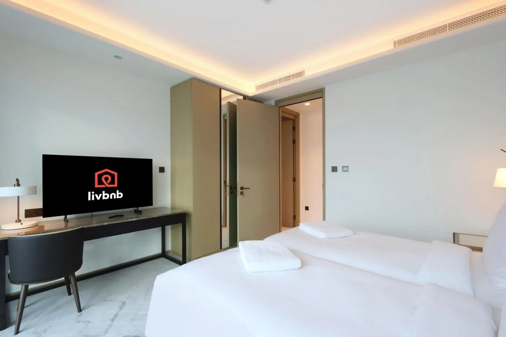 Apartment Livbnb - Premium 3Br With Burj Skyline View Dubai