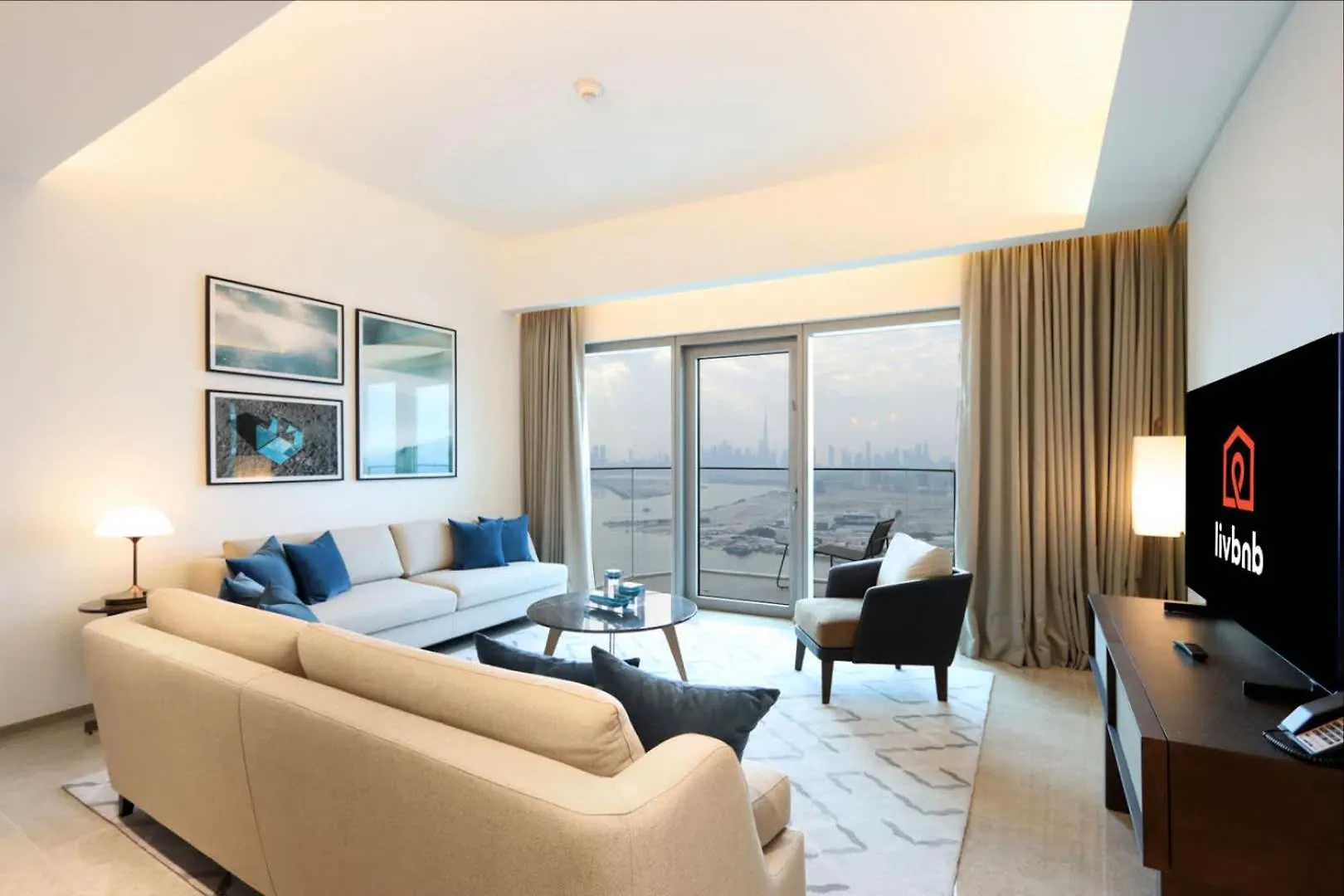 Livbnb - Premium 3Br With Burj Skyline View Dubai Apartment