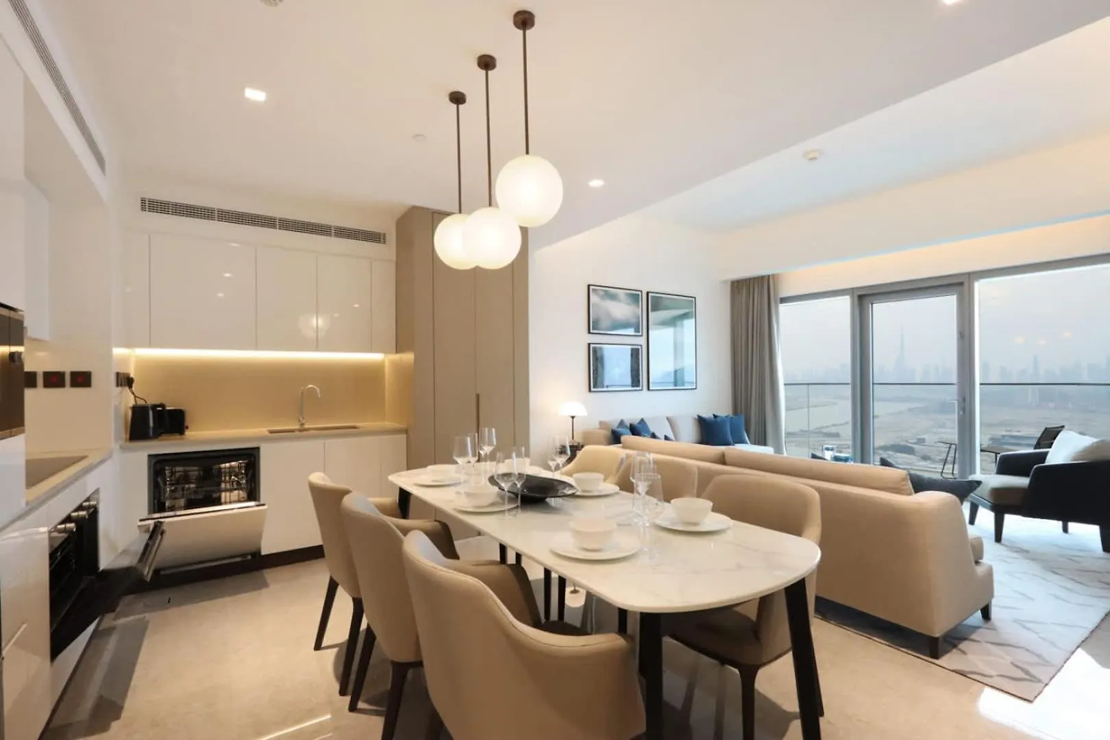 Apartment Livbnb - Premium 3Br With Burj Skyline View Dubai